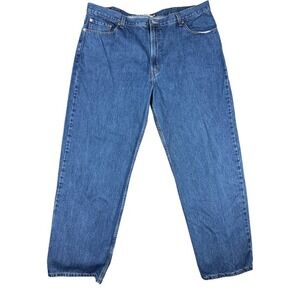 Levi's 550 Relaxed Fit Men's Jeans 44x32 Medium Wash Blue Denim Cotton